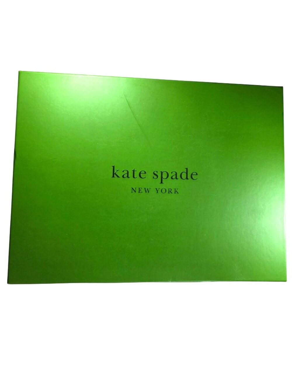 Kate Spade New York Hat Scarf Set Metallic Black Gunmetal Gift Box New